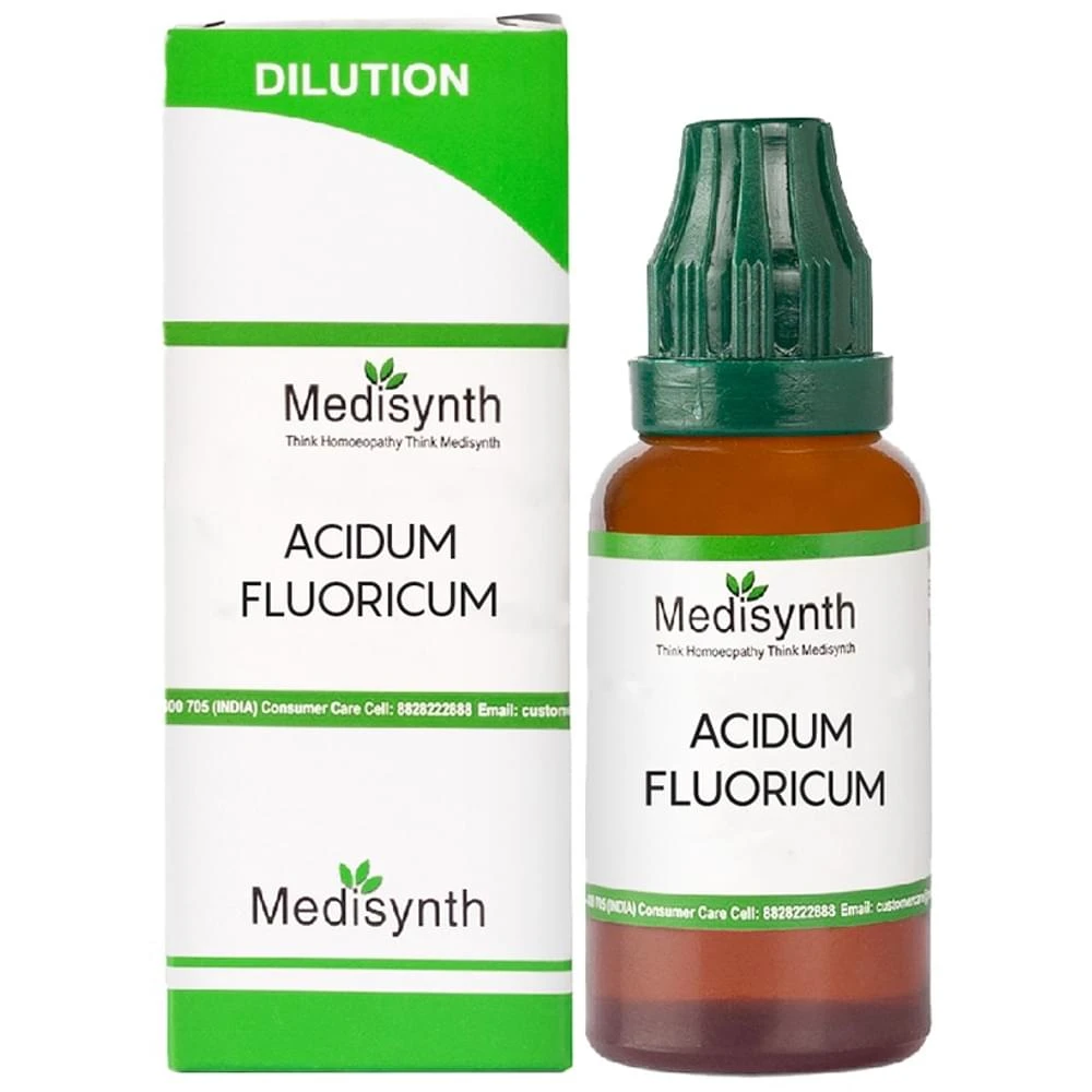 Medisynth Acidum Fluoricum Dilution 200 bottle of 30 ml Dilution Medisynth Acidum Fluoricum Dilution 200 bottle of 30 ml Dilution