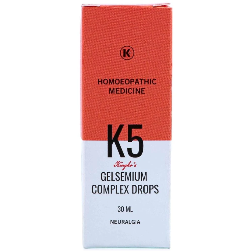 Kingko's K5 Gelsemium Complex Drop bottle of 30 ml Oral Drops