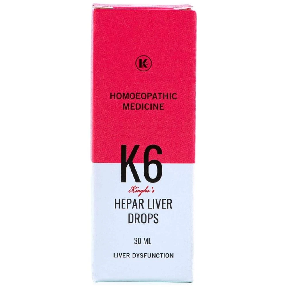 Kingko's K6 Hepar Liver Drop bottle of 30 ml Oral Drops