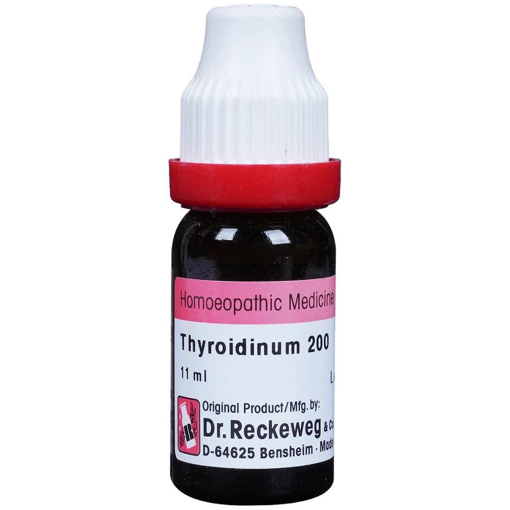Dr. Reckeweg Thyroidinum Dilution 200 CH bottle of 11 ml Dilution