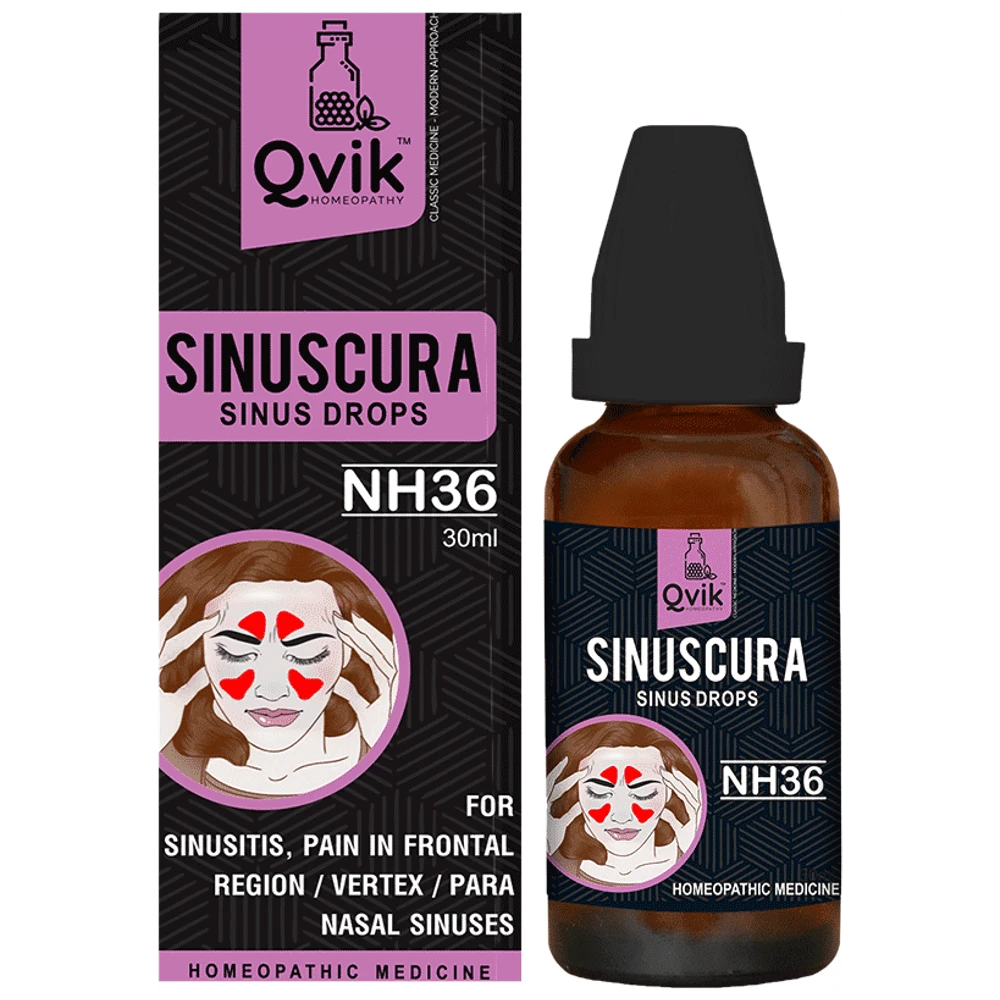 Qvik NH36 Sinuscura Sinus Drop bottle of 30 ml Drop