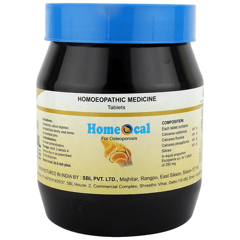 SBL Homeocal Tablet bottle of 450 gm Tablet