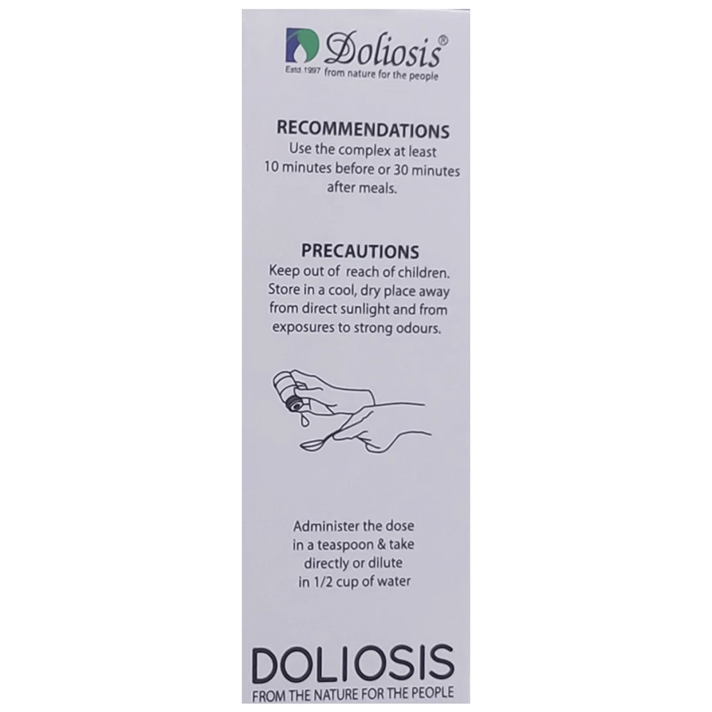 Doliosis D98 B Prouridol Liquid Complex bottle of 30 ml Oral Drops