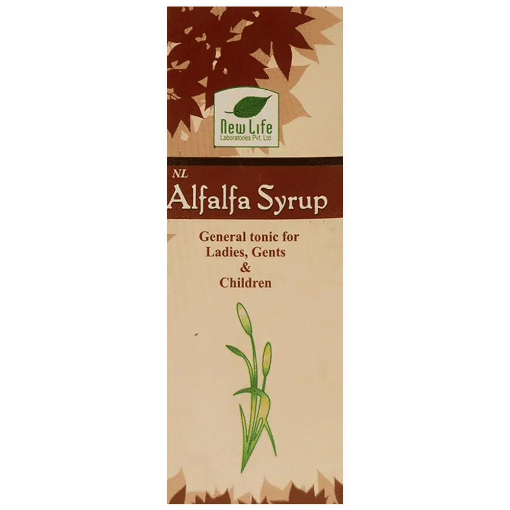 New Life Alfalfa Syrup bottle of 200 ml Syrup New Life Alfalfa Syrup bottle of 200 ml Syrup