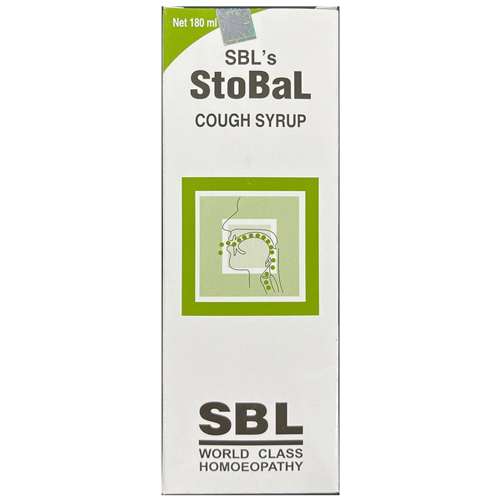SBL Stobal Cough Syrup bottle of 180 ml Syrup
