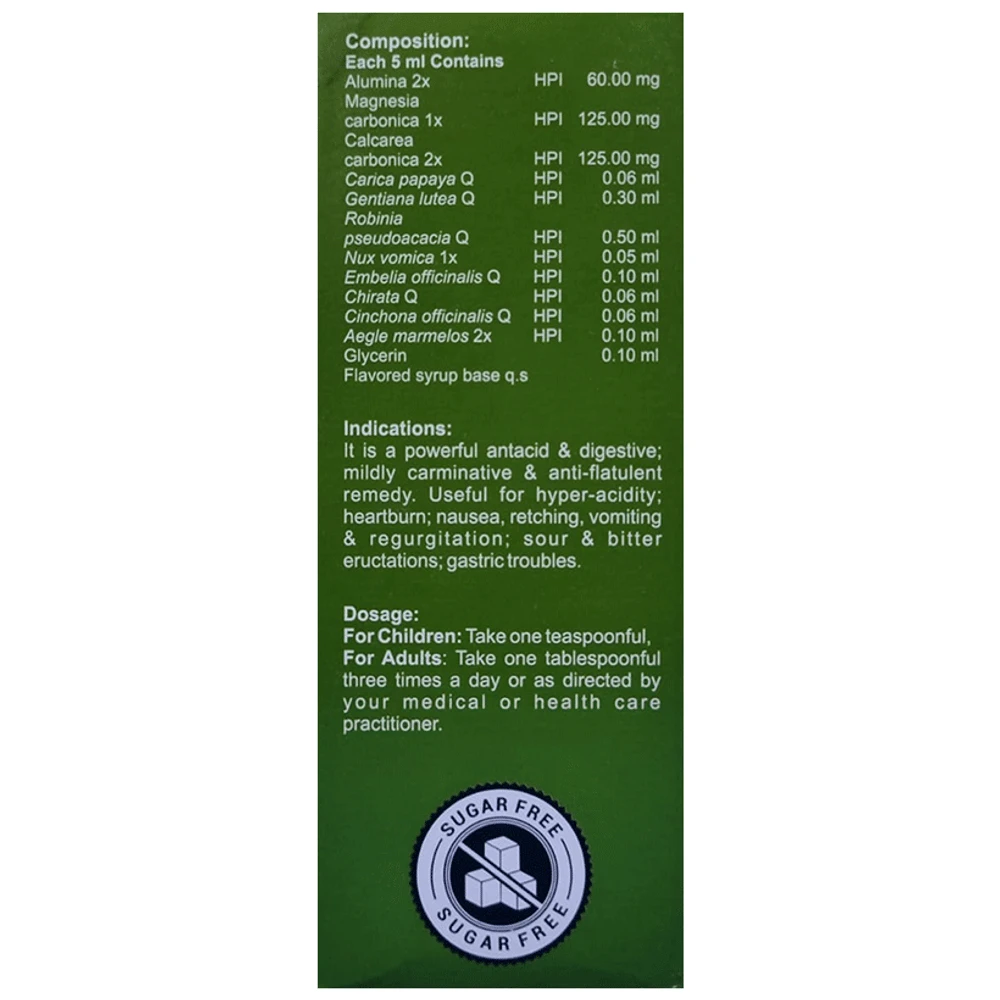 Bhargava Aciset Syrup bottle of 200 ml Syrup Bhargava Aciset Syrup bottle of 200 ml Syrup