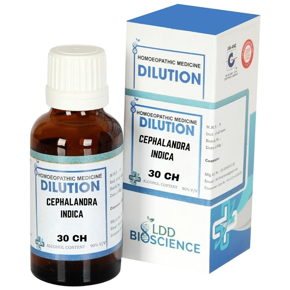 LDD Bioscience Cephalandra Indica Dilution 30 CH bottle of 30 ml Dilution LDD Bioscience Cephalandra Indica Dilution 30 CH bottle of 30 ml Dilution