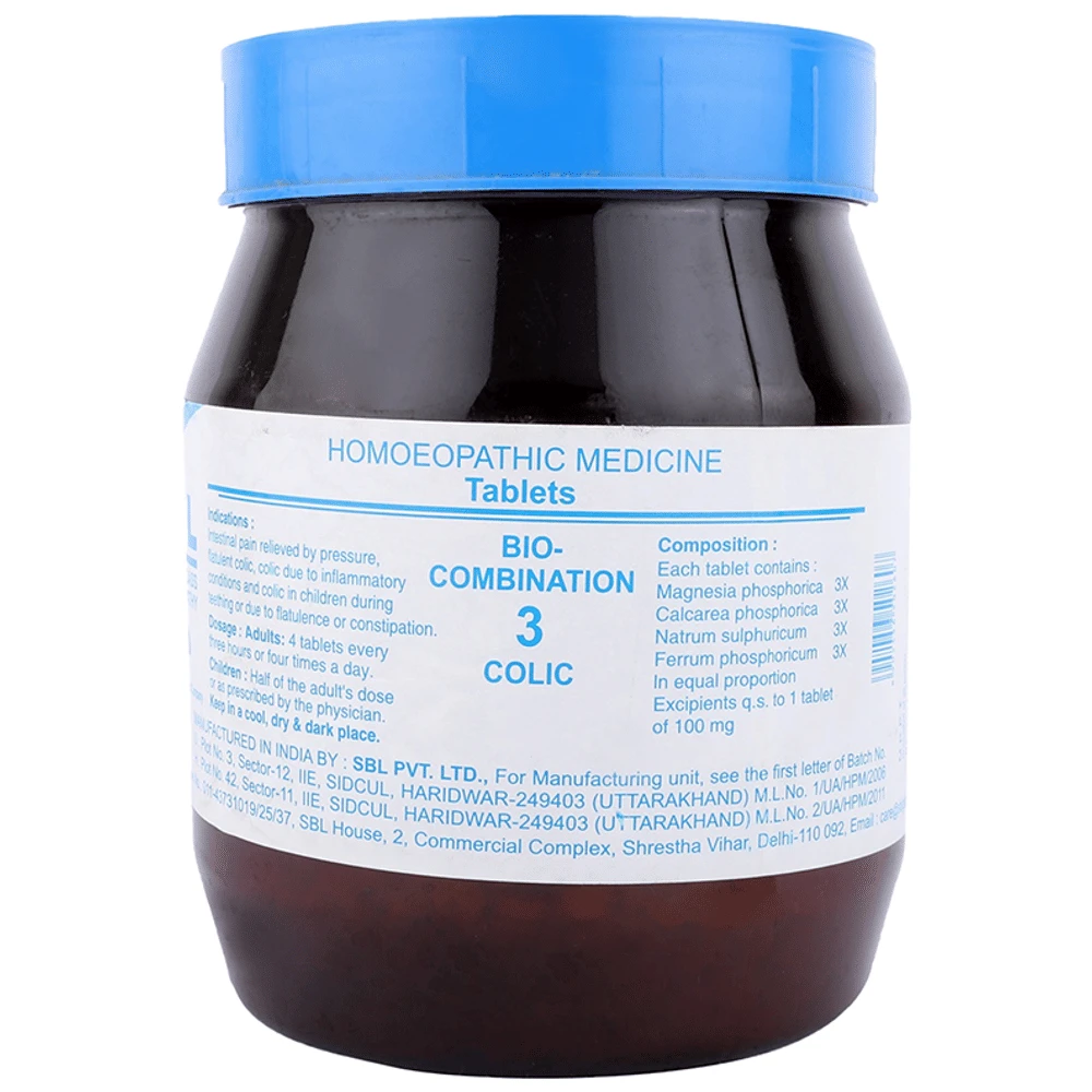 SBL Bio-Combination 3 Tablet bottle of 450 gm Biocombination Tablet