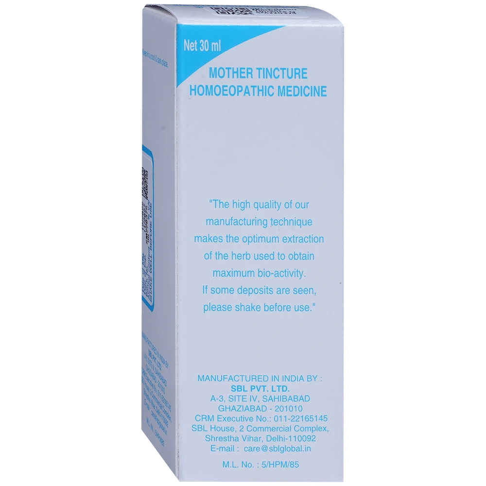 SBL Sulphur Mother Tincture Q bottle of 30 ml Mother Tincture