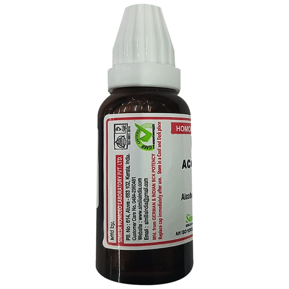 Similia Aconite Dilution 200 CH bottle of 30 ml Dilution