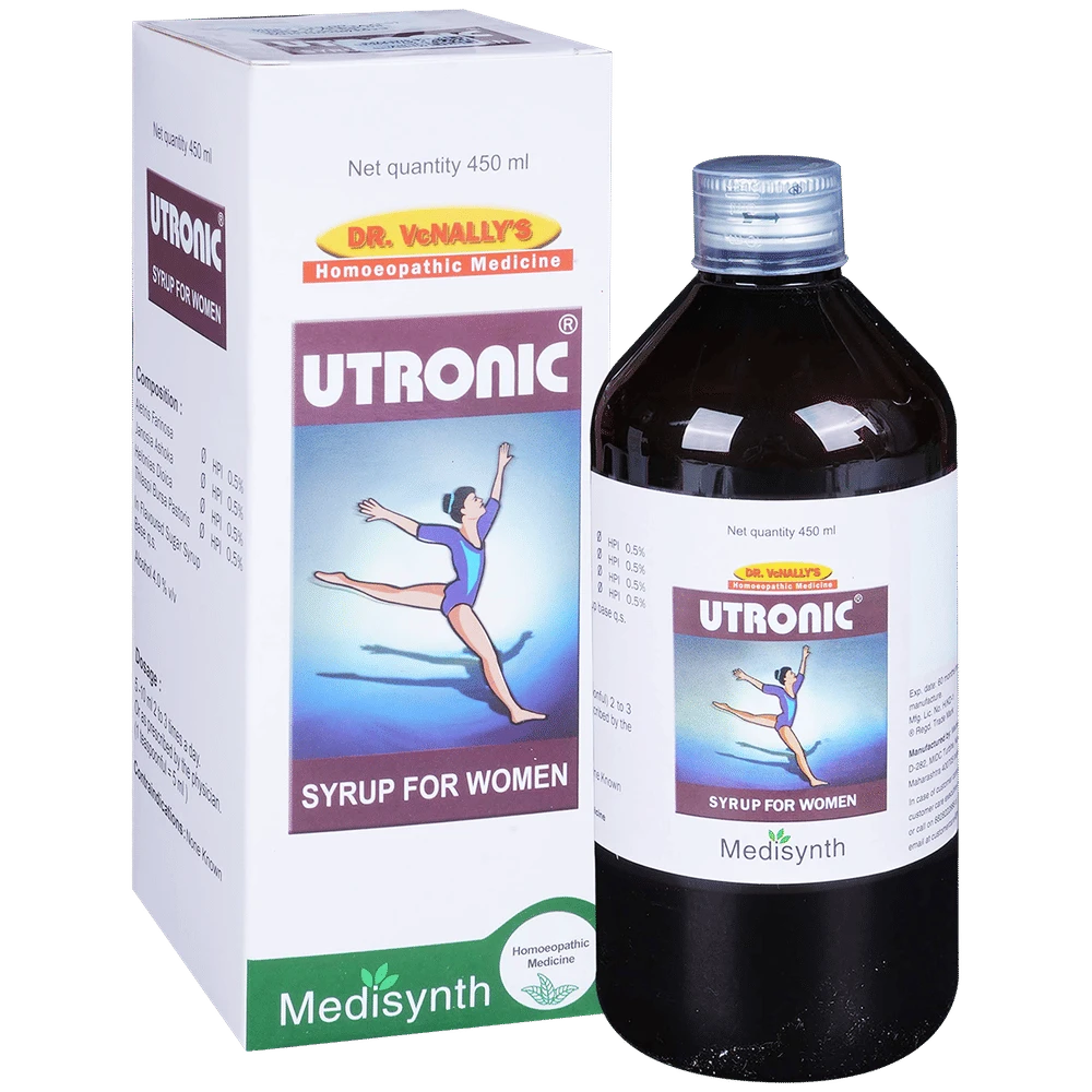 Medisynth Utronic Syrup bottle of 450 ml Syrup