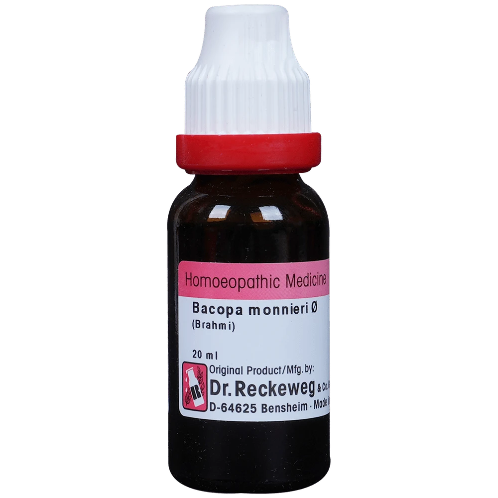 Dr. Reckeweg Bacopa Monnieri (Brahmi) Mother Tincture Q bottle of 20 ml Mother Tincture