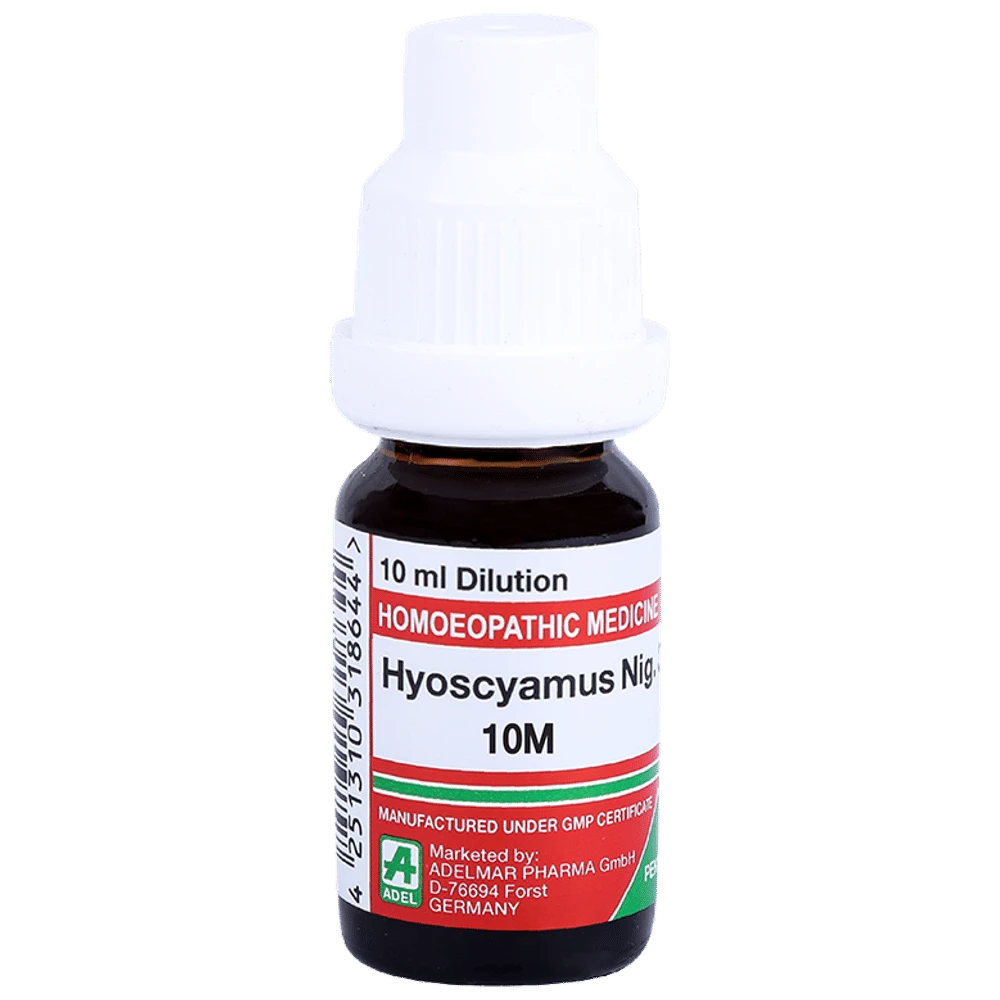 ADEL Hyoscyamus Nig. Dilution 10M bottle of 10 ml Dilution