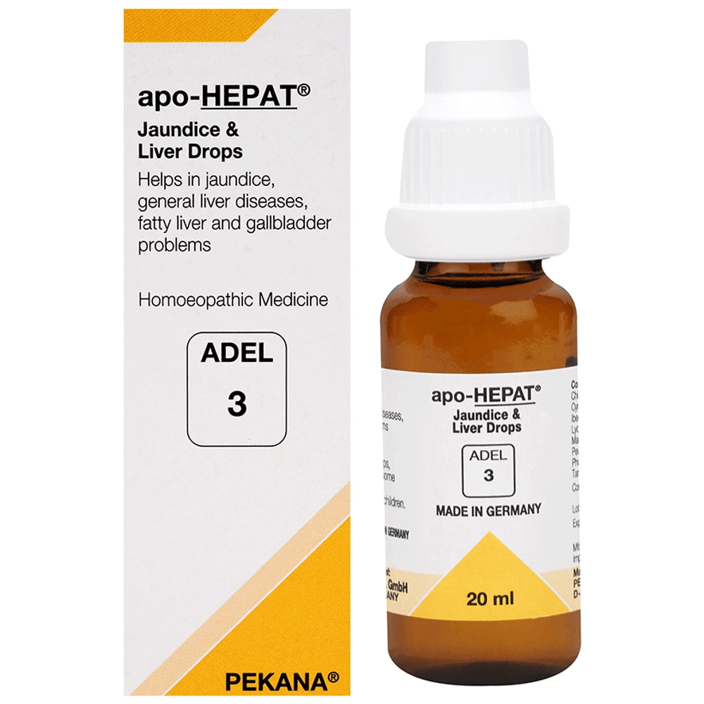 ADEL 3 Apo-Hepat Drop | For Liver Care Drop bottle of 20 ml Drop