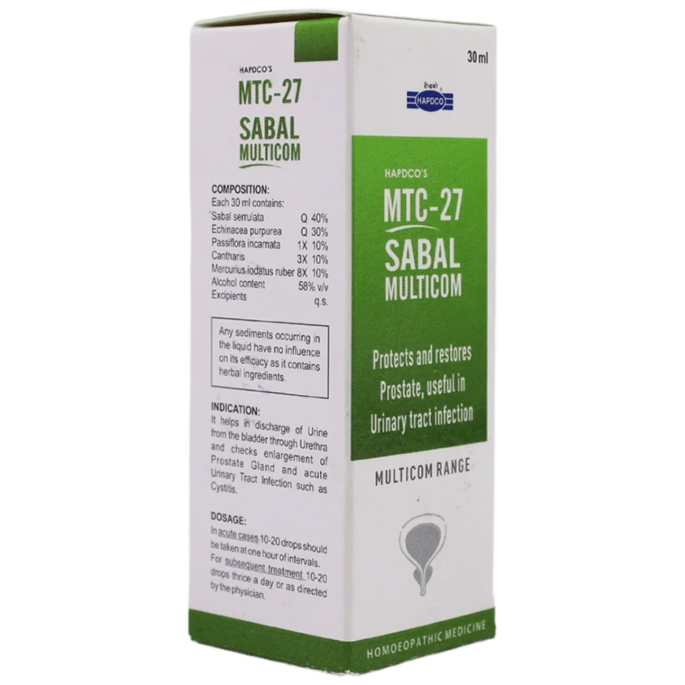 Hapdco Sabal Multicom Drop bottle of 30 ml Drop