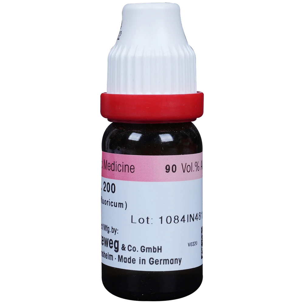 Dr. Reckeweg Acid Fluor Dilution 200 CH bottle of 11 ml Dilution