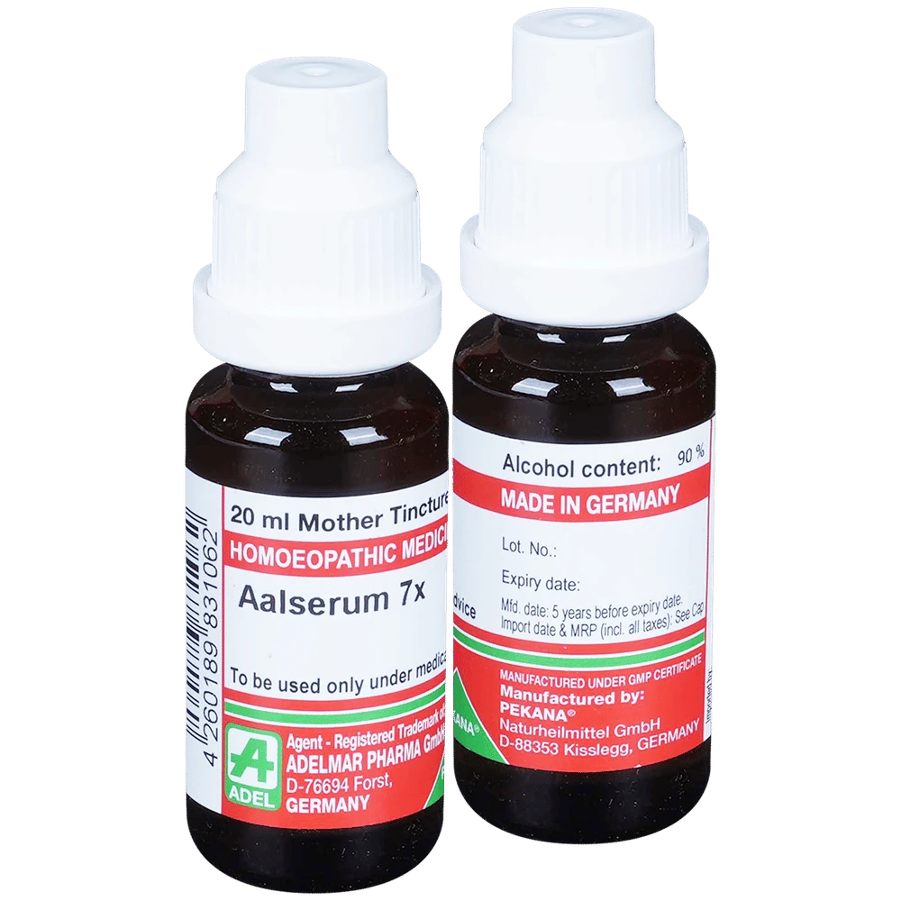 ADEL Aalserum. Mother Tincture 7X bottle of 20 ml Mother Tincture