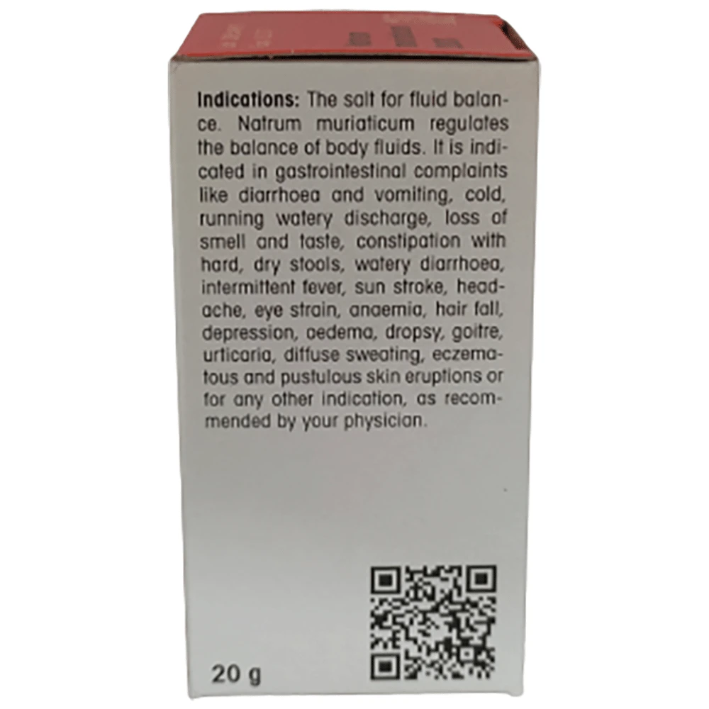 Dr Reckeweg Natrum Muriaticum Biochemic Tablet 200X bottle of 20 gm Biochemic Tablet Dr Reckeweg Natrum Muriaticum Biochemic Tablet 200X bottle of 20 gm Biochemic Tablet