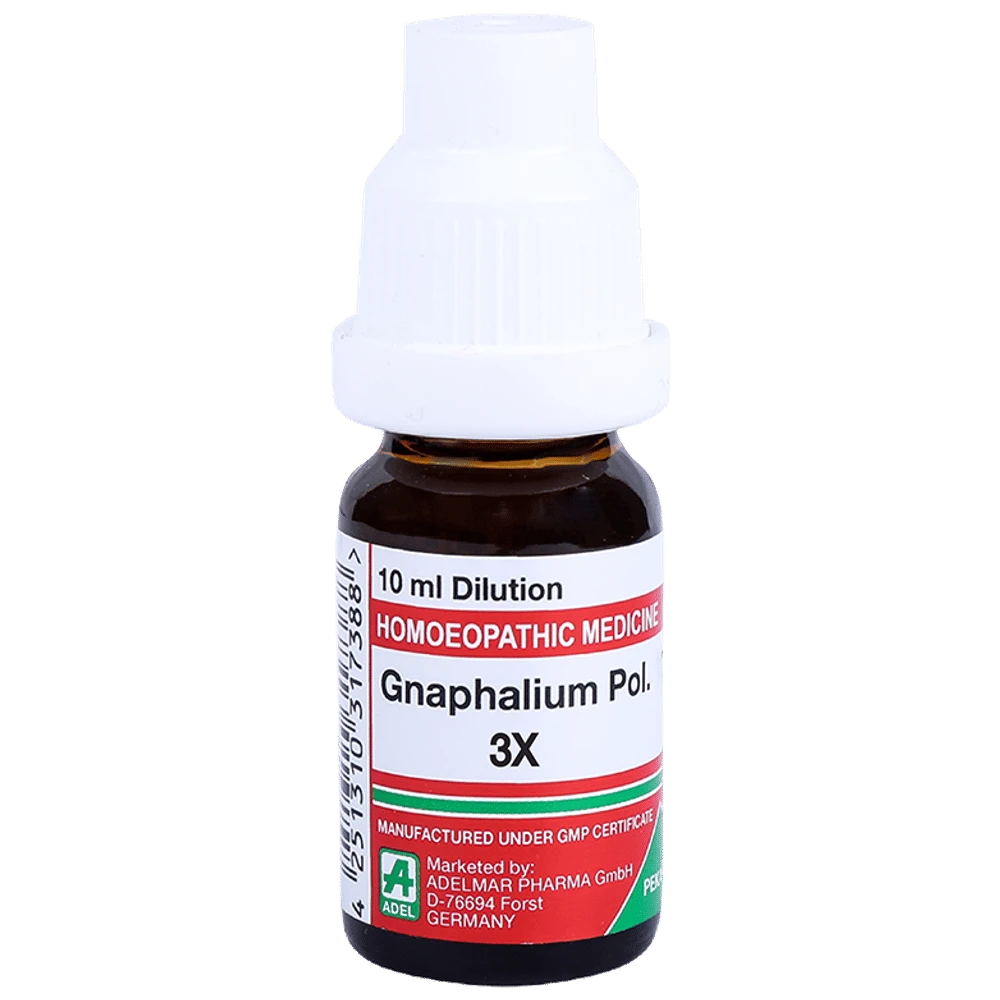 ADEL Gnaphalium Pol. Dilution 3X bottle of 10 ml Dilution