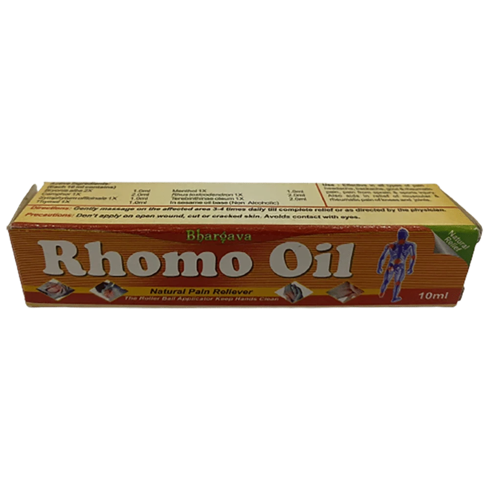 Bhargava Rhomo Oil Roll-on bottle of 10 ml Oil Bhargava Rhomo Oil Roll-on bottle of 10 ml Oil