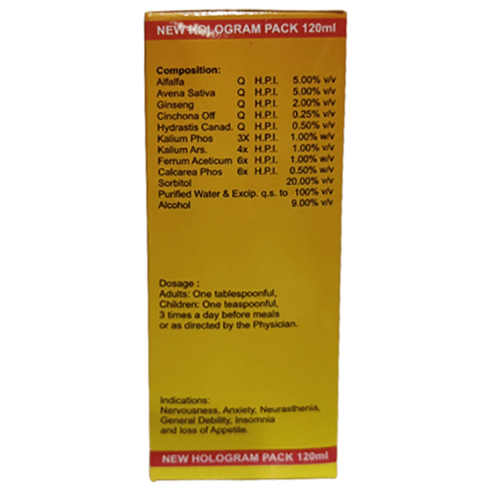 Dr. Wellmans Alfa Ging Alfalfa Tonic with Ginseng Sugar Free bottle of 120 ml Tonic