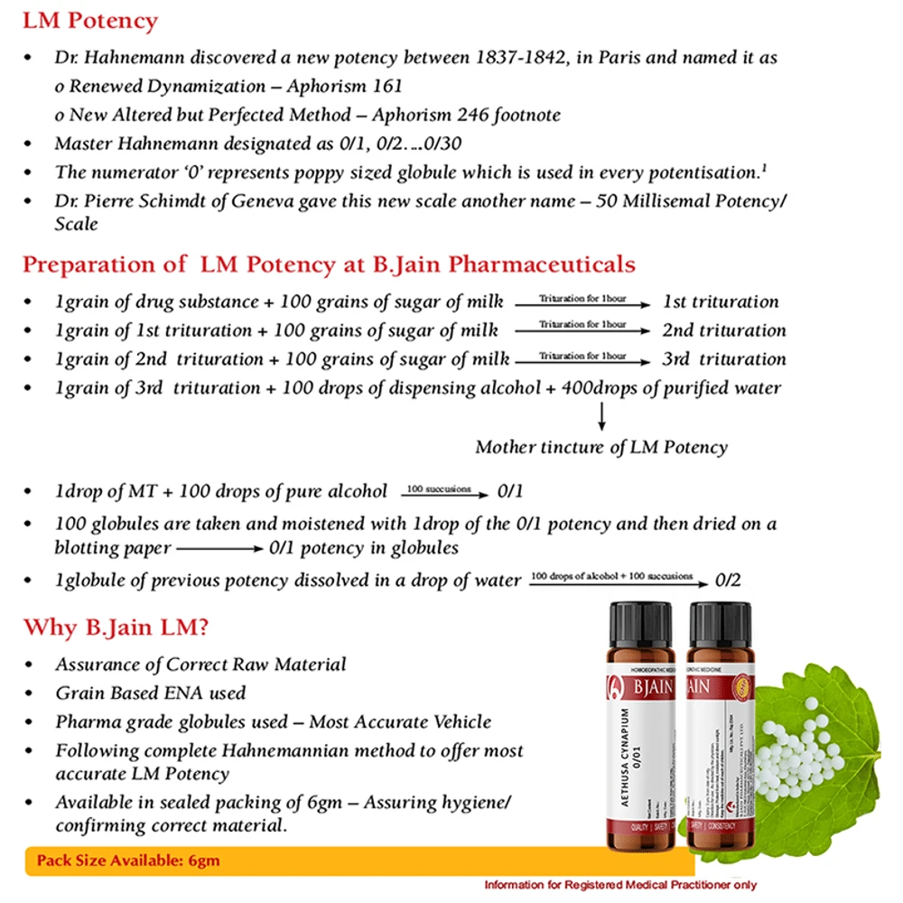 Bjain Magnesium Phosphoricum Globules 0/3 LM bottle of 6 gm Globules