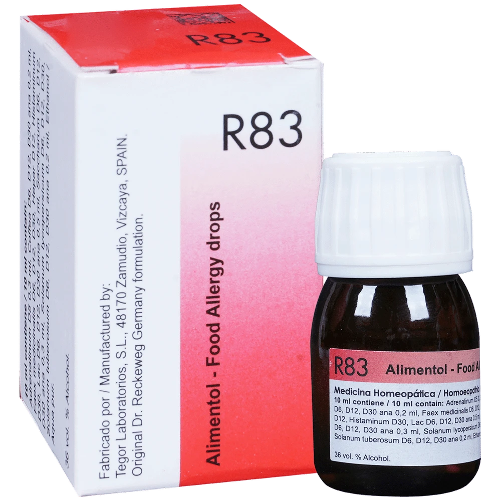 Dr. Reckeweg R83 Food Allergy Drop bottle of 30 ml Drop