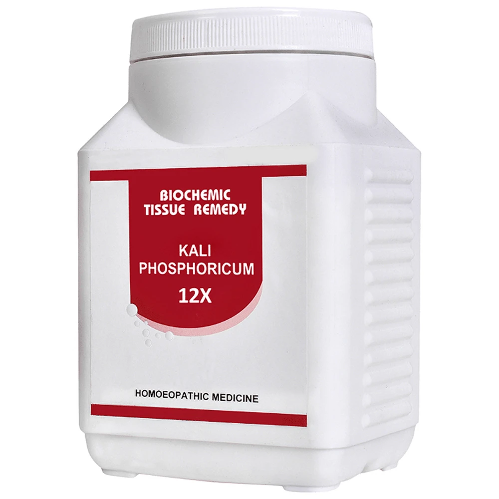 Bakson's Homeopathy Kali Phosphoricum Biochemic Tablet 12X bottle of 4500 biochemic tablets