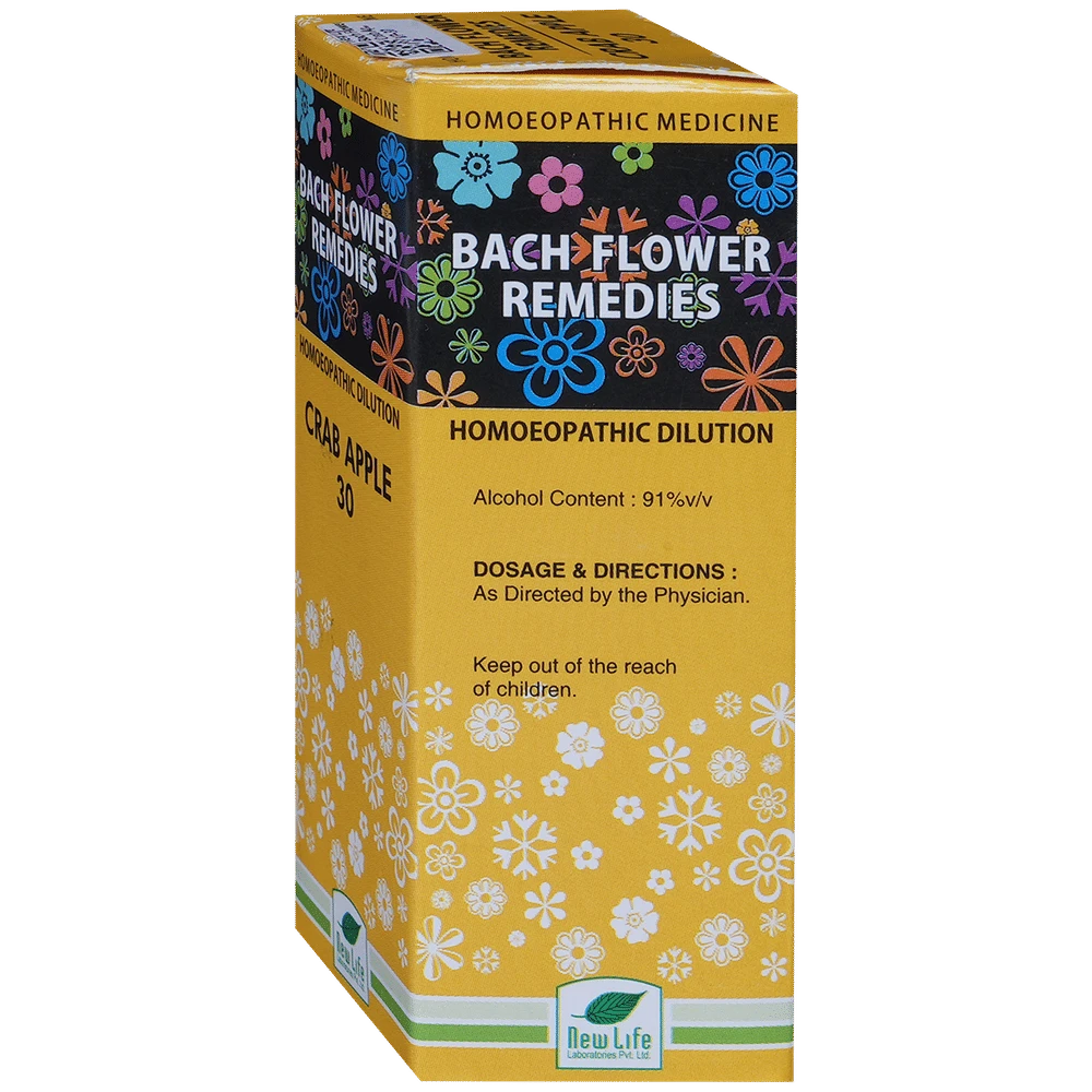 New Life Bach Flower Crab Apple 30 bottle of 30 ml Dilution New Life Bach Flower Crab Apple 30 bottle of 30 ml Dilution