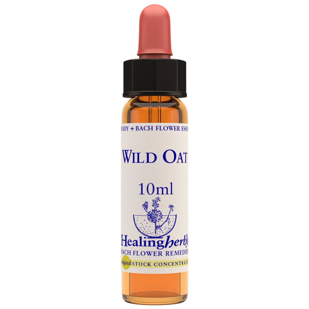 Healing Herbs Bach Flower Wild Oat bottle of 10 ml Liquid