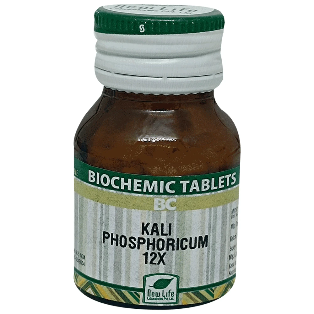 New Life Kali Phosphoricum Biochemic Tablet 12X bottle of 25 gm Biochemic Tablet New Life Kali Phosphoricum Biochemic Tablet 12X bottle of 25 gm Biochemic Tablet