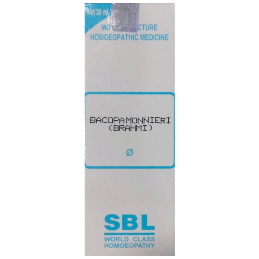 SBL Bacopa Munnieri Mother Tincture Q bottle of 30 ml Mother Tincture