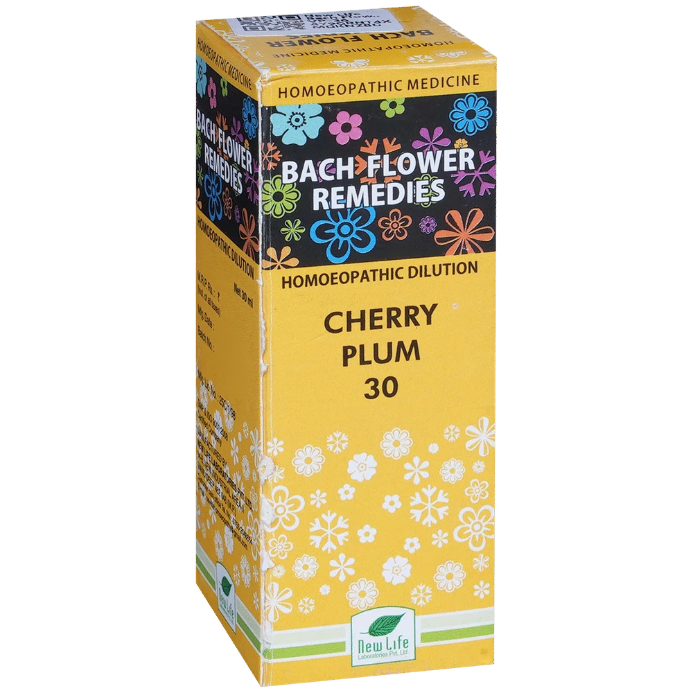 New Life Bach Flower Cherry Plum 30 bottle of 30 ml Dilution