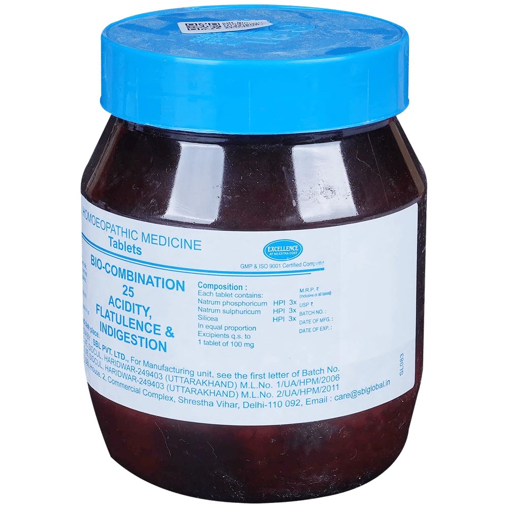 SBL Bio-Combination 25 Tablet bottle of 450 gm Biocombination Tablet