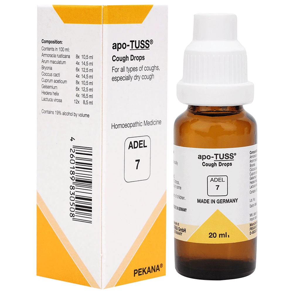 ADEL 7 Apo-Tuss Drop bottle of 20 ml Drop