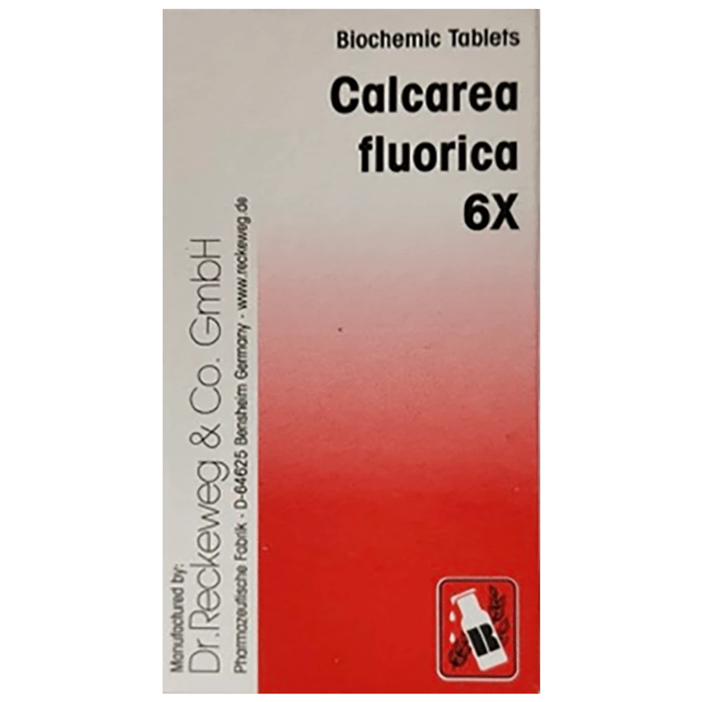 Dr Reckeweg Biochemic Tablet Calcarea Fluorica 6X bottle of 20 gm Biochemic Tablet