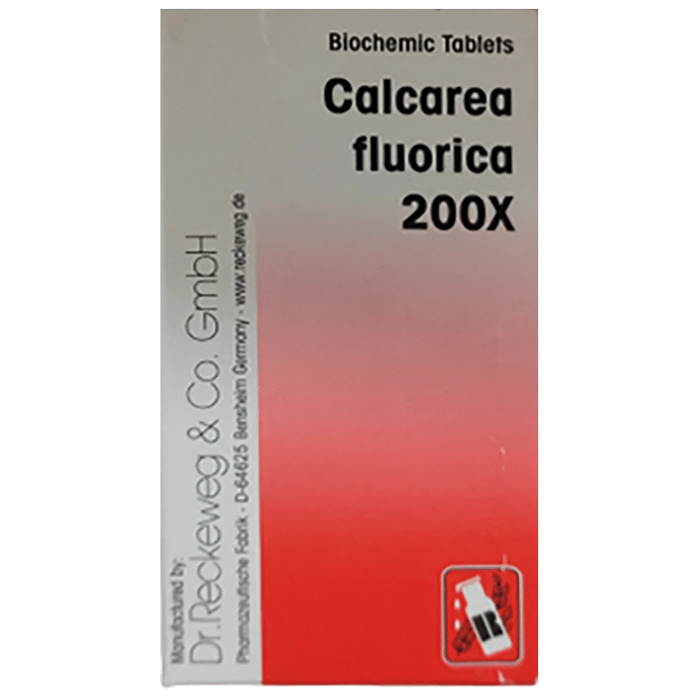 Dr Reckeweg Calcarea Fluorica Biochemic Tablet 200X bottle of 20 gm Biochemic Tablet