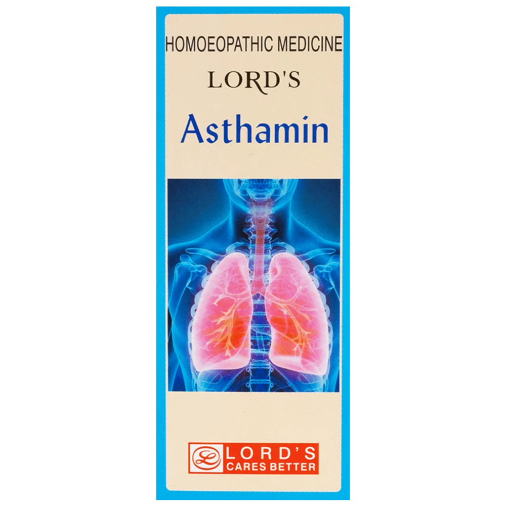 Lord's Asthamin Syrup bottle of 100 ml Syrup