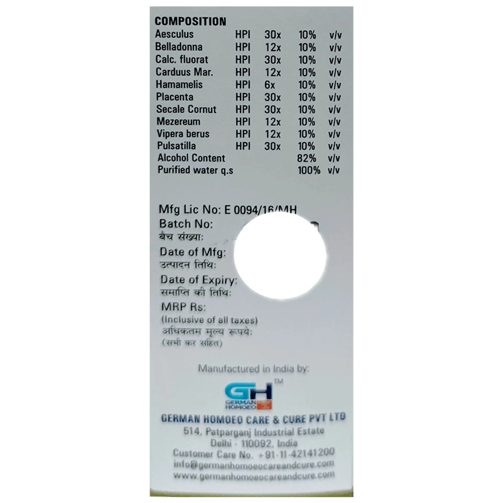 German's 539 Varicose Veins Drop bottle of 30 ml Drop