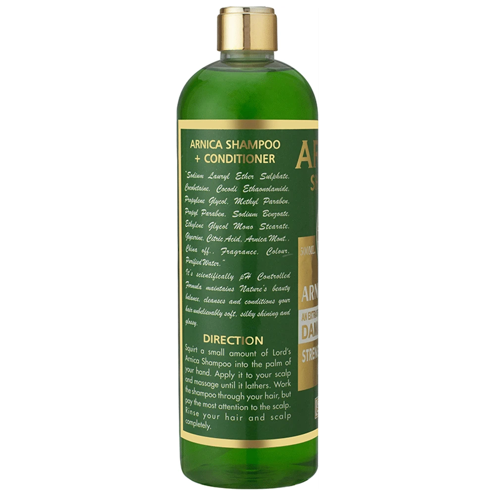 Lord's Arnica Shampoo with Extra Conditioner bottle of 500 ml Shampoo