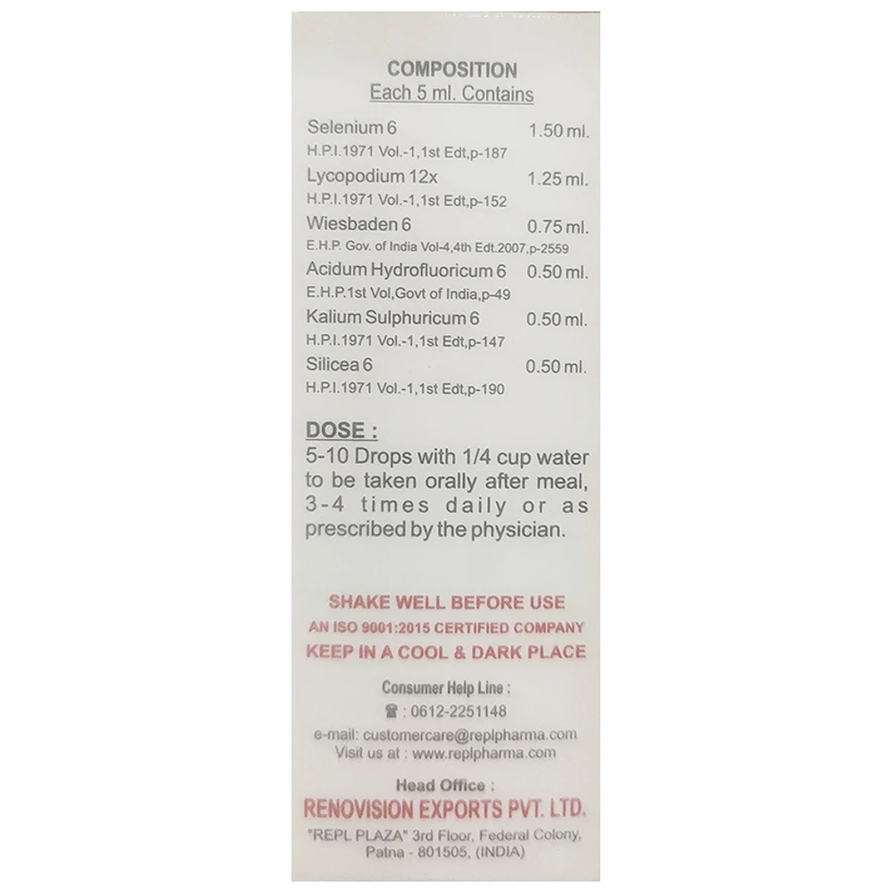 REPL Dr. Advice No.10 Alopciaa Drop bottle of 30 ml Drop