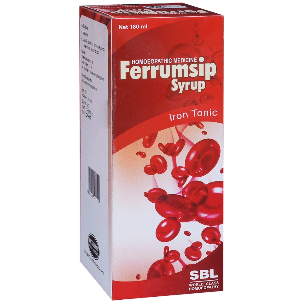 SBL Ferrumsip Syrup bottle of 180 ml Syrup SBL Ferrumsip Syrup bottle of 180 ml Syrup