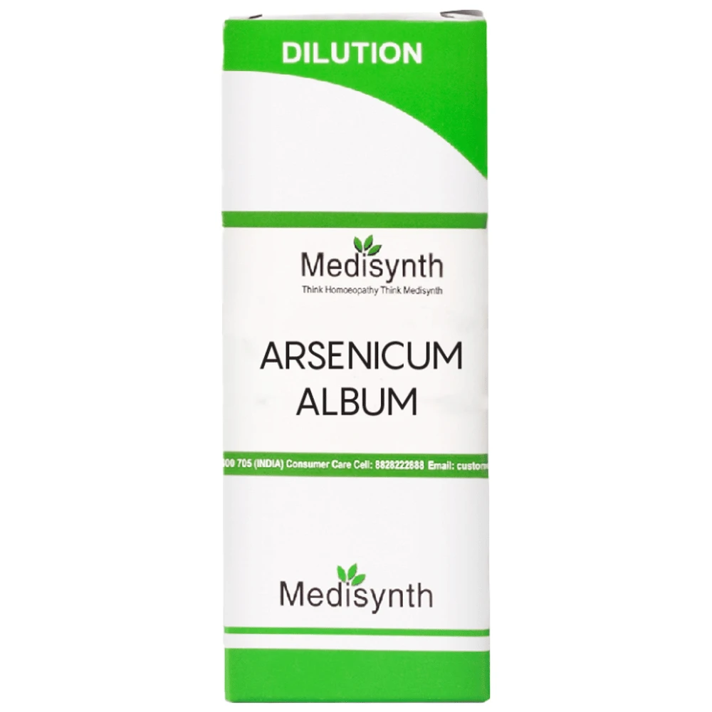 Medisynth Arsenicum Album Dilution 30 bottle of 30 ml Dilution Medisynth Arsenicum Album Dilution 30 bottle of 30 ml Dilution