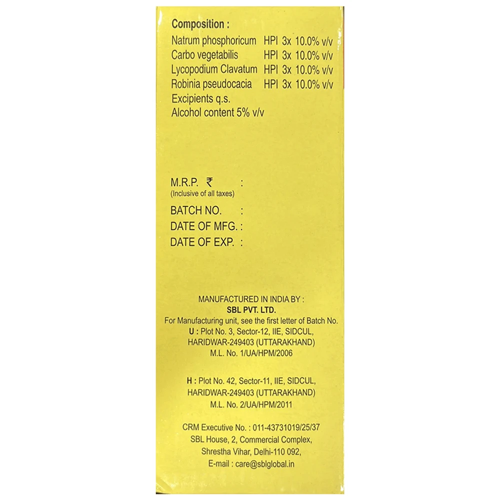 SBL Nixocid Syrup bottle of 500 ml Syrup