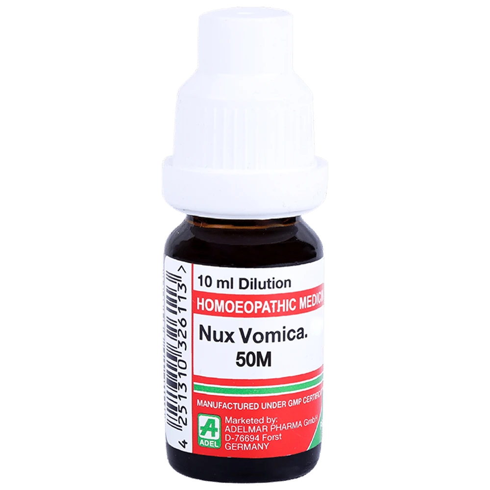ADEL Nux Vomica Dilution 50M bottle of 10 ml Dilution