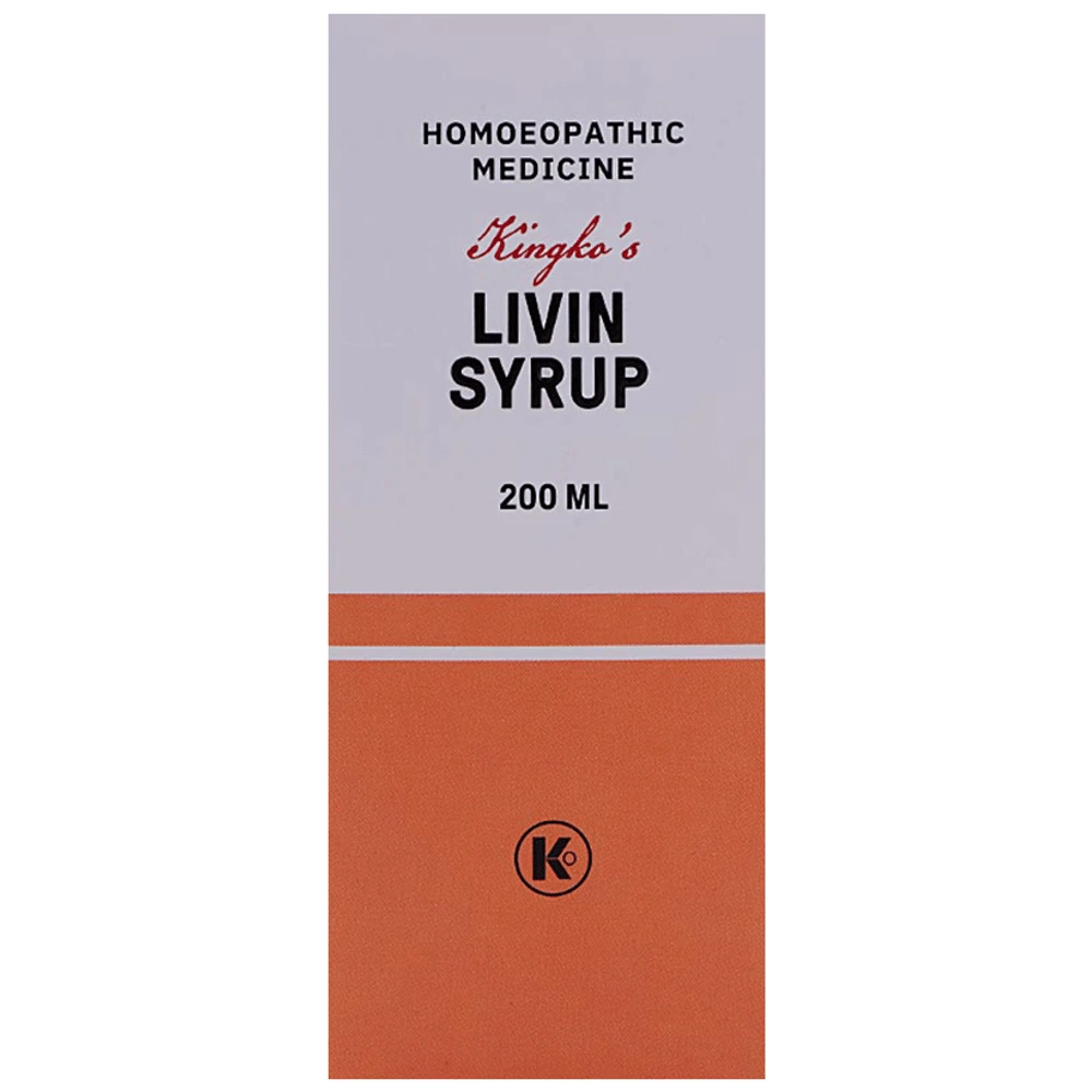 Kingko's Livin Syrup bottle of 200 ml Syrup