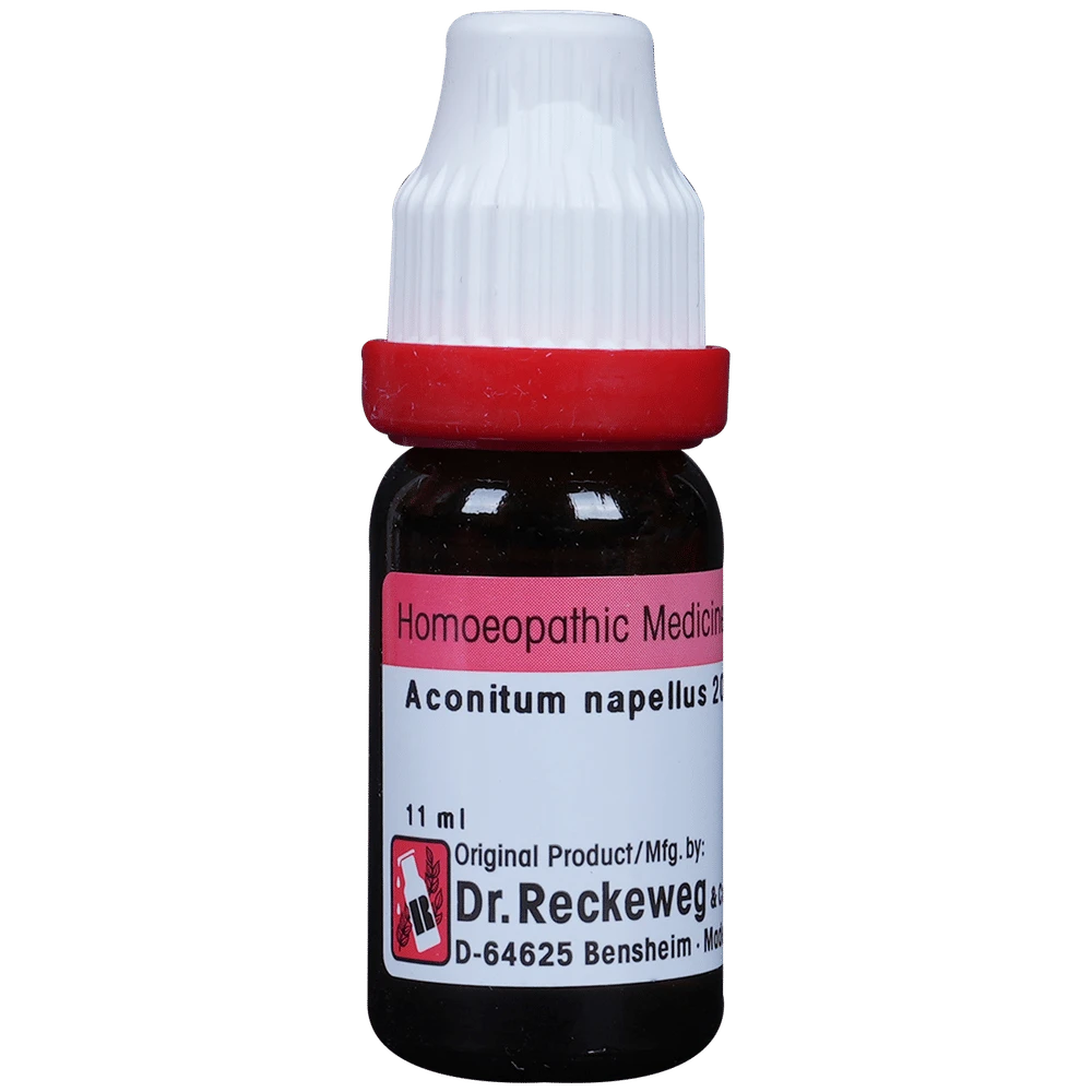 Dr. Reckeweg Aconitum Napellus Dilution 200 CH bottle of 11 ml Dilution