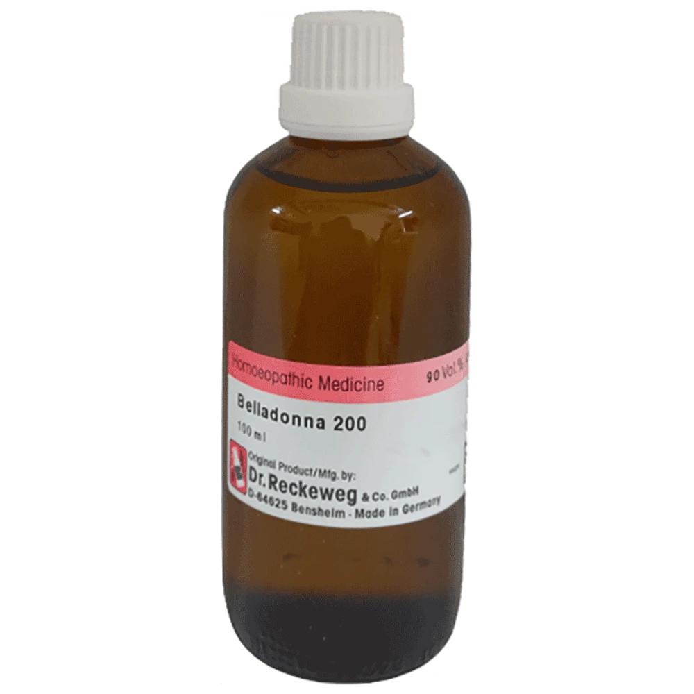 Dr Reckeweg Belladonna Dilution (100ml Each) 200 CH box of 1 Bottle