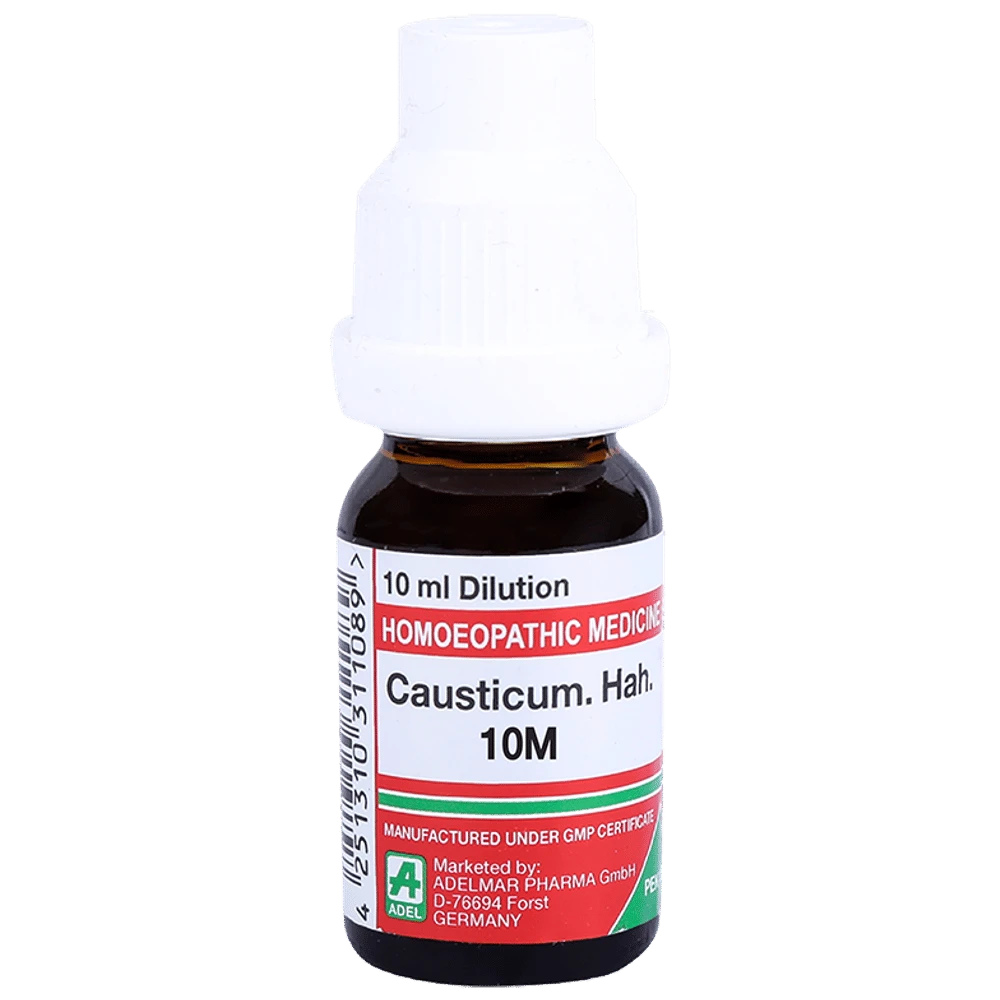 ADEL Causticum. Hah. Dilution 10M bottle of 10 ml Dilution