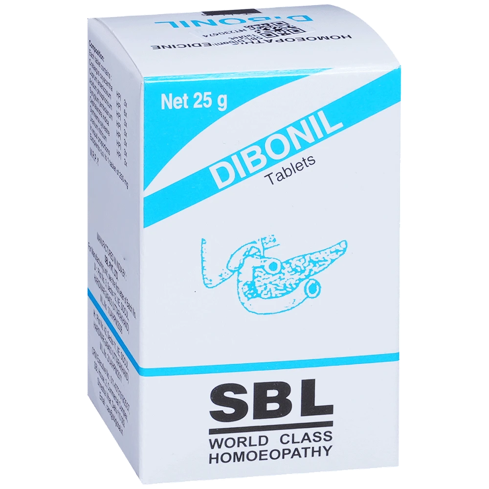 SBL Dibonil Tablet bottle of 25 gm Tablet